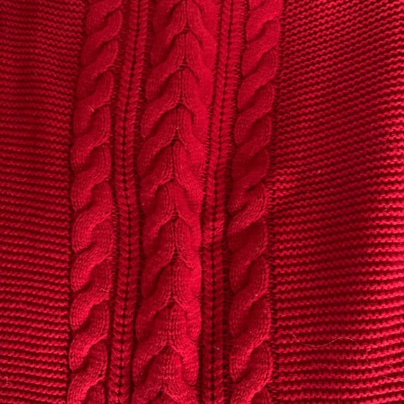 Chaps, Sweater, red, size Large. - Picture 6 of 8